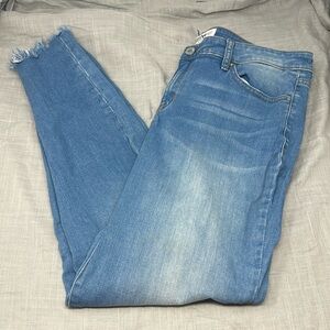 WilliamRast Juniors 31 blue denim jeans skinny ankle